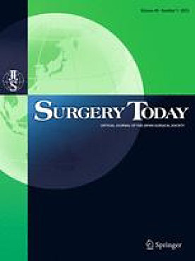 Surgery Today Cover